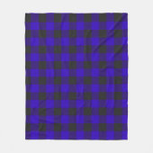 Couverture Polaire Buffalo Plaid Royal Blue Check (Devant)