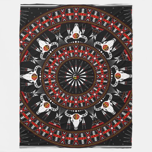 Couverture Polaire Buffalo Spirit (Devant)