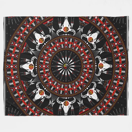 Couverture Polaire Buffalo Spirit (Devant (Horizontal))