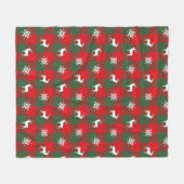 Couverture Polaire Buffle festif abattu (Devant (Horizontal))