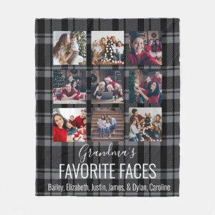 Couverture Polaire Buffle gris Plaid Personnalisé 9 Photo