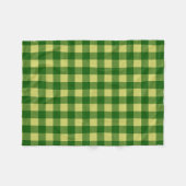 Couverture Polaire Buffle jaune vert Jour de la Saint Patrick Plaid (Devant (Horizontal))