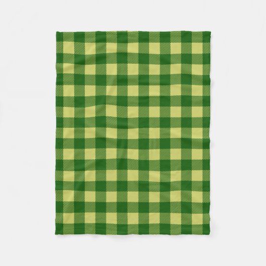 Couverture Polaire Buffle jaune vert Jour de la Saint Patrick Plaid (Devant)