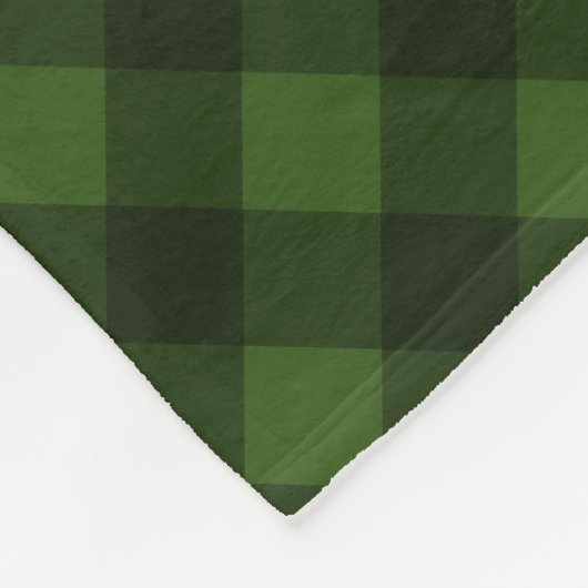 Couverture Polaire Buffle noir vert de Noël Plaid Père Noël Sleigh (Coin)