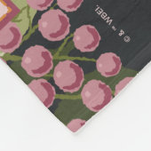 Couverture Polaire BUGS BUNNY™ Broderie Florale Graphique (Coin)