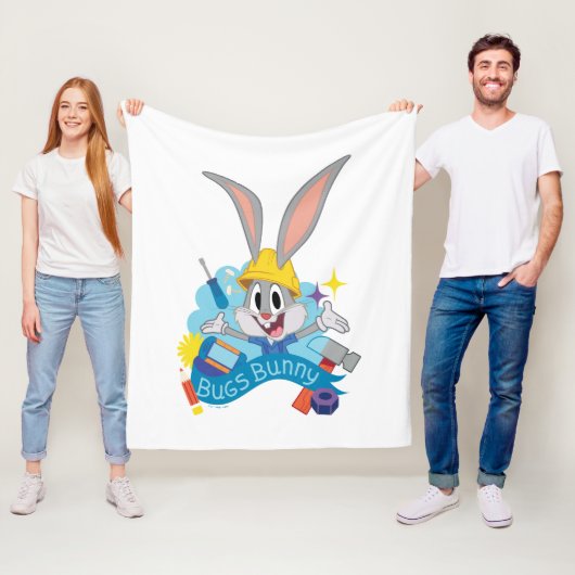 Couverture Polaire BUGS BUNNY BUILDERS™| BUGS BUNNY™ Character Art (En situation)