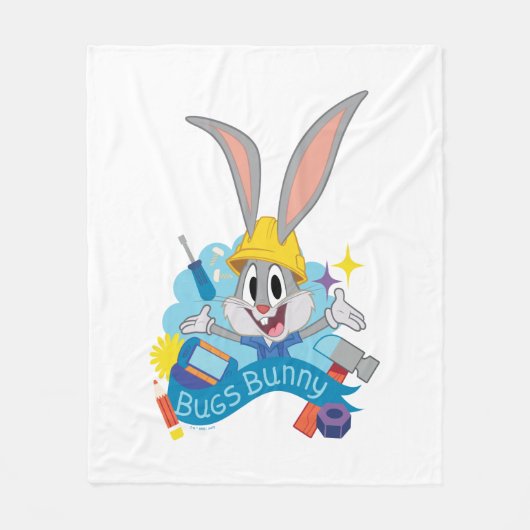 Couverture Polaire BUGS BUNNY BUILDERS™| BUGS BUNNY™ Character Art (Devant)