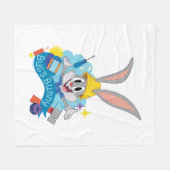 Couverture Polaire BUGS BUNNY BUILDERS™| BUGS BUNNY™ Character Art (Devant (Horizontal))