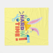 Couverture Polaire BUGS BUNNY BUILDERS™| C'est l'heure du casque (Devant (Horizontal))