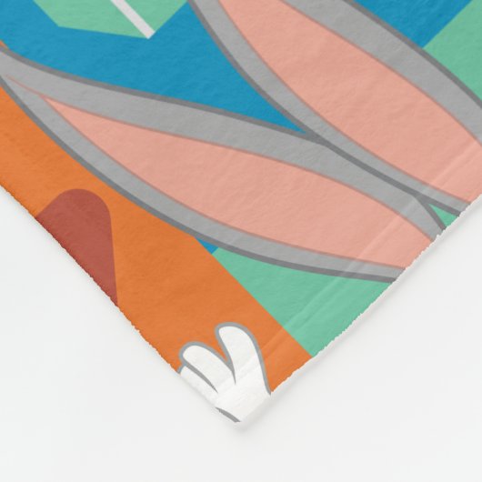 Couverture Polaire BUGS BUNNY BUILDERS™| Character Grid Pattern (Coin)