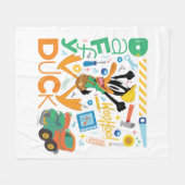 Couverture Polaire BUGS BUNNY BUILDERS™| DAFFY DUCK™ Work Tools (Devant (Horizontal))
