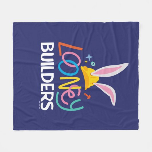 Couverture Polaire BUGS BUNNY BUILDERS™| Hard Hat Stacked Logo (Devant (Horizontal))