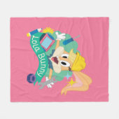 Couverture Polaire BUGS BUNNY BUILDERS™| Lola Bunny Character Graphic (Devant (Horizontal))