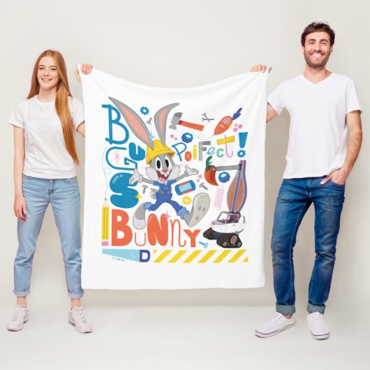 Couverture Polaire BUGS BUNNY BUILDERS™| Outils de travail de BUGS BU (En situation)