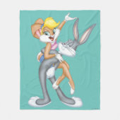 Couverture Polaire BUGS BUNNY™ et Lola Bunny (Devant)
