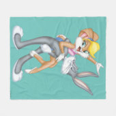 Couverture Polaire BUGS BUNNY™ et Lola Bunny (Devant (Horizontal))