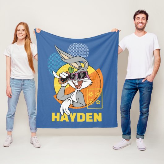 Couverture Polaire BUGS BUNNY™ - Graphique de vacances à Singapour (En situation)