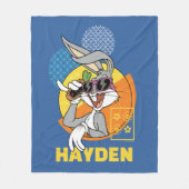 Couverture Polaire BUGS BUNNY™ - Graphique de vacances à Singapour (Devant)