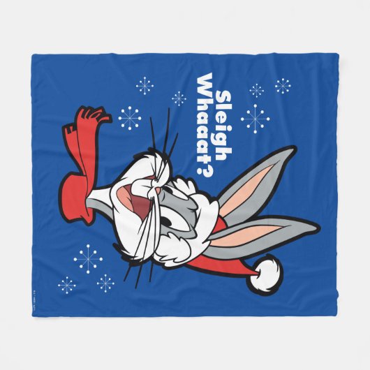 Couverture Polaire BUGS BUNNY™ "Sleigh Whaat ?" (Devant (Horizontal))