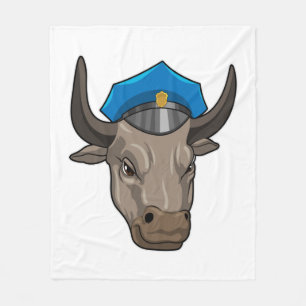 Couverture Polaire Bull agent de police Police