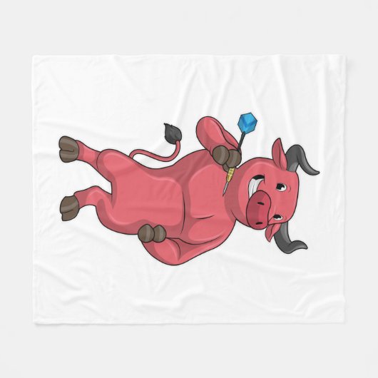 Couverture Polaire Bull aux fléchettes avec Dart (Devant (Horizontal))