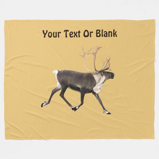 Couverture Polaire Bull Caribou (Devant (Horizontal))