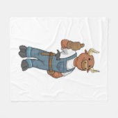 Couverture Polaire Bull comme Handyman avec Hammer (Devant (Horizontal))