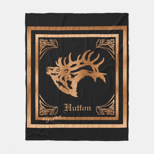 Couverture Polaire Bull Elk (Devant)