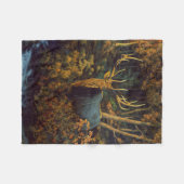 Couverture Polaire Bull Elk dans la forêt d'automne (Devant (Horizontal))