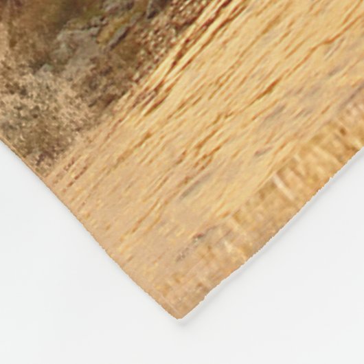 Couverture Polaire Bull Elk Sunrise Collage (Coin)