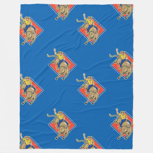 Couverture Polaire Bull Rider (Devant)