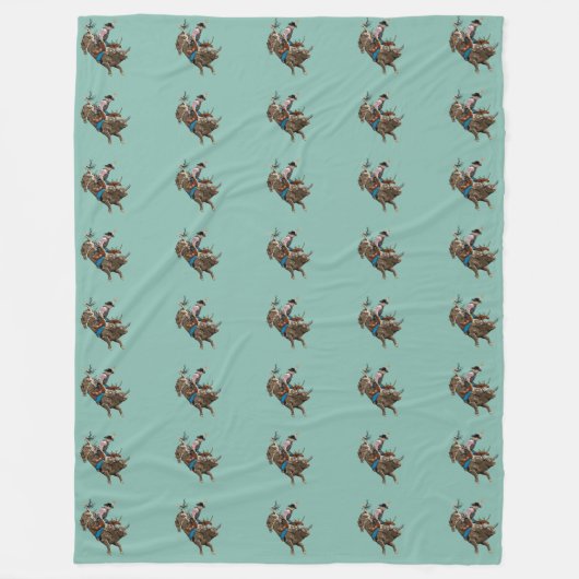 Couverture Polaire Bull rider (Devant)