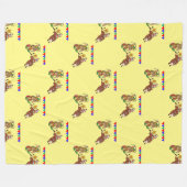 Couverture Polaire Bull Rider et Rodeo Clown (Devant (Horizontal))