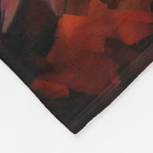 Couverture Polaire Bull Terrier à l'automne Leaves automne Inspire (Coin)