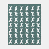 Couverture Polaire Bull Terrier Fleece Blanket (Devant)