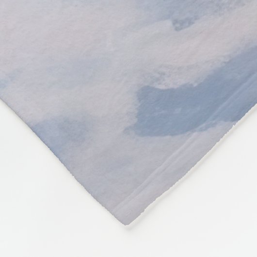 Couverture Polaire Bull Terrier Laisser neiger Noël (Coin)