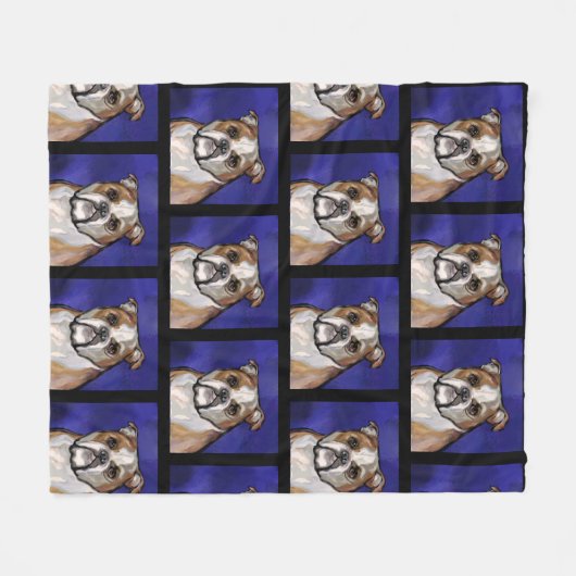 Couverture Polaire Bulldog (Devant (Horizontal))