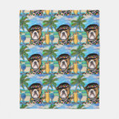 Couverture Polaire Bulldog (Devant)