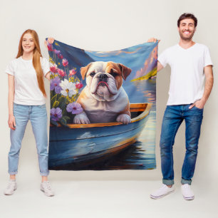 Couverture Polaire Bulldog anglais sur une pagaie : une aventure pitt