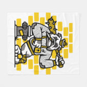 Couverture Polaire Bulldog Gang (Devant (Horizontal))