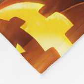 Couverture Polaire Bulldog Halloween Éffrayant (Coin)