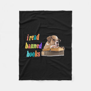 Couverture Polaire Bulldog J'Ai Lu Des Livres Interdits