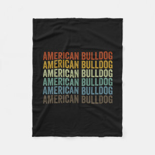 Couverture Polaire Bulldog Retro
