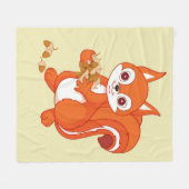 Couverture Polaire Bulle l'écureuil utile (Devant (Horizontal))