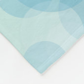 Couverture Polaire Bulles bleues (Coin)