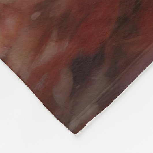 Couverture Polaire Bullmastiff en automne Feuilles automne Inspire (Coin)