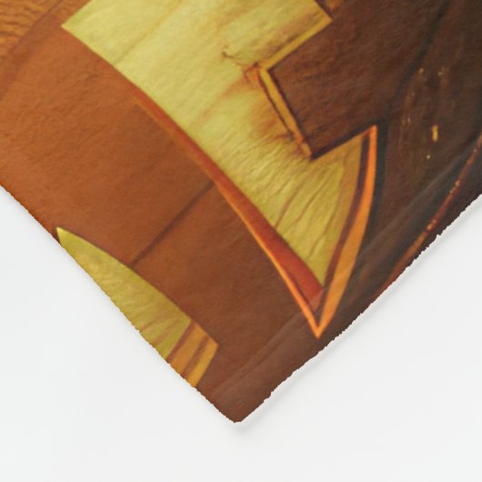 Couverture Polaire Bullmastiff Halloween Éffrayant (Coin)