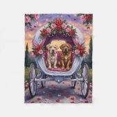 Couverture Polaire Bullmastiff Saint-Valentin  (Devant)