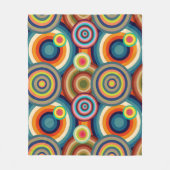 Couverture Polaire Bullseyes colorés (Devant)