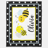 Couverture Polaire Bumble Bees (Devant)